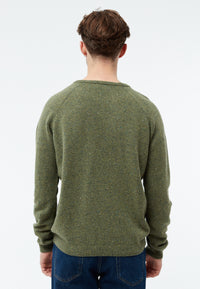 Givn Berlin Strickpullover GBCOOPER aus recyceltem Wollgemisch Sweater Khaki