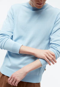 Givn Berlin Strickpullover GBCOSMO regular aus Bio-Baumwolle Sweater Ice Blue
