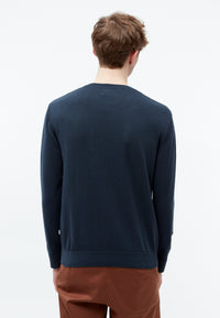 Givn Berlin Strickpullover GBCOSMO regular aus Bio-Baumwolle Sweater Midnight Blue