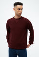 Givn Berlin Strickpullover GBCamillo aus Bio-Merinowolle Sweater Burgundy (Merino)