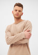 Givn Berlin Strickpullover GBDENIS aus Bio-Baumwolle Sweater Light Brown