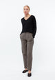 Givn Berlin Strickpullover GBLILLE cropped aus Bio-Baumwolle im Jacquard Muster Sweater Black (Jacquard)