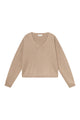 Givn Berlin Strickpullover GBLINNEA relaxed Fit aus Bio-Baumwolle Sweater Light Brown