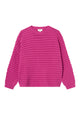 Givn Berlin Strickpullover GB-EMILY aus Bio-Baumwolle Sweater Berry Pink