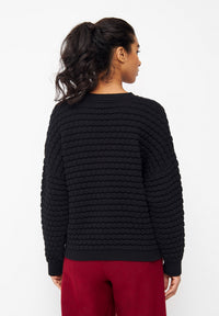 Givn Berlin Strickpullover GB-EMILY aus Bio-Baumwolle Sweater Black