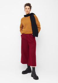 Givn Berlin Strickpullover GB-EMILY aus Bio-Baumwolle Sweater Golden Oak