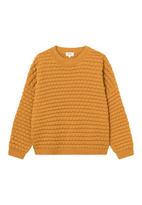 Givn Berlin Strickpullover GB-EMILY aus Bio-Baumwolle Sweater Golden Oak
