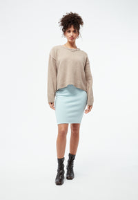 Givn Berlin Strickpullover PHILOU aus recycelter Wolle Sweater Beige