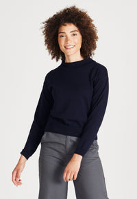 Givn Berlin Strickpullover SABRINA aus Bio-Baumwolle Sweater Blue