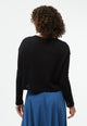 Givn Berlin Strickshirt GBMARIA aus Bio-Baumwolle Longsleeve Black (Jacquard)