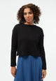 Givn Berlin Strickshirt GBMARIA aus Bio-Baumwolle Longsleeve Black (Jacquard)