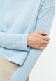 Givn Berlin Strickshirt GBMARIA aus Bio-Baumwolle Longsleeve Ice Water Blue (Jacquard)