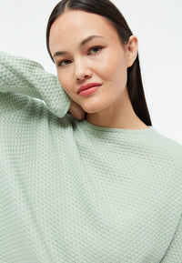 Givn Berlin Strickshirt GBMARIA aus Bio-Baumwolle Longsleeve Light Mint (Jacquard)