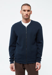 Givn Berlin Strukturierte Blousonjacke GBCARTER aus Bio-Baumwolle Jacket Dark Blue (Structure)