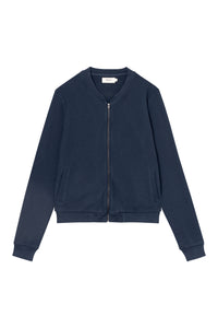 Givn Berlin Strukturierte Blousonjacke GBELLA aus Bio-Baumwolle Jacket Dark Blue (Structure)