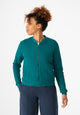 Givn Berlin Strukturierte Blousonjacke GBELLA aus Bio-Baumwolle Jacket Malachite Green (Structure)
