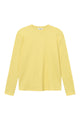 Givn Berlin Strukturiertes Longsleeve GBPITTIE relaxed Fit aus Bio-Baumwolle Longsleeve Lemon (Waffle)