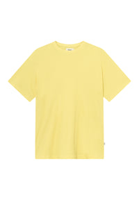 Givn Berlin Strukturiertes T-Shirt GBCLIFF relaxed Fit aus Bio-Baumwolle T-Shirt Lemon (Waffle)