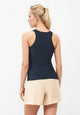 Givn Berlin Strukturiertes Top GBCOLLEEN  aus Bio-Baumwolle Top Midnight Blue (Waffle)