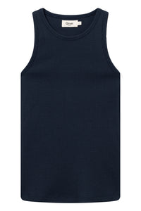 Givn Berlin Strukturiertes Top GBCOLLEEN  aus Bio-Baumwolle Top Midnight Blue (Waffle)