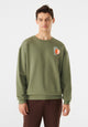 Givn Berlin Sweater CEDRICO (Abstract) relaxed Fit aus Bio-Baumwolle Sweater Nephrite Green