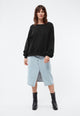 Givn Berlin Sweater GBADA loose Fit aus recycelter Baumwolle Sweater Dark Grey
