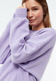 Givn Berlin Sweater GBADA loose Fit aus recycelter Baumwolle Sweater Light Amethyst
