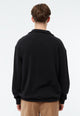 Givn Berlin Sweater GBBELA aus recycelter Baumwolle mit Kragen Sweater Dark Grey