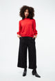 Givn Berlin Sweater GBCLOUDY aus recycelter Baumwolle mit Puffärmeln Sweater Racing Red