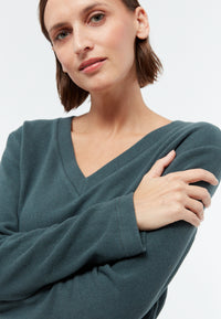 Givn Berlin Sweater GBEdda aus recycelter Baumwolle Sweater Green