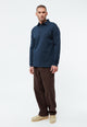 Givn Berlin Sweater GBHANNES aus Bio-Baumwolle mit Kragen und Knopfleiste Sweater Midnight Blue