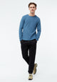 Givn Berlin Sweater GBIAN aus recycleter Baumwolle Sweater Distant Blue