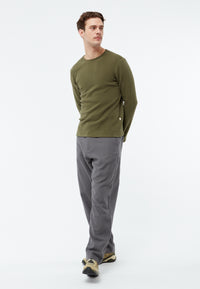 Givn Berlin Sweater GBIAN aus recycleter Baumwolle Sweater Khaki