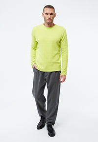 Givn Berlin Sweater GBIAN aus recycleter Baumwolle Sweater Lime Green