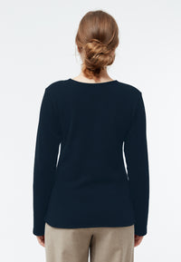 Givn Berlin Sweater GBLUCILLE aus recycelter Baumwolle Sweater Blue
