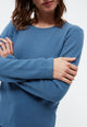 Givn Berlin Sweater GBLUCILLE aus recycelter Baumwolle Sweater Distant Blue