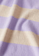 Givn Berlin Sweater GBRESA aus recycelter Baumwolle mit Kragen Sweater Light Beige / Light Amethyst (Stripes)