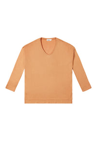 Givn Berlin Sweater JULES aus TENCEL™ Modal Sweater Light Camel