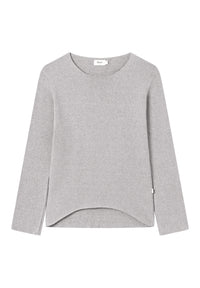 Givn Berlin Sweater LUCIA aus recycelter Baumwolle Sweater Light Grey