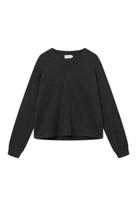 Givn Berlin Sweater SAMANTHA aus recycelter Baumwolle Sweater Dark Grey
