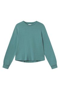 Givn Berlin Sweater SAMANTHA aus recycelter Baumwolle Sweater Petrol