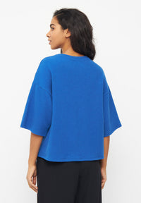 Givn Berlin Sweater SELMA aus recycelter Baumwolle Sweater Deep Blue