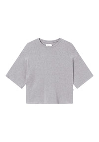 Givn Berlin Sweater SELMA aus recycelter Baumwolle Sweater Stone Grey