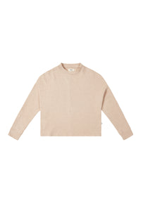 Givn Berlin Sweater WILMA aus recycelter Baumwolle Sweater Light Beige