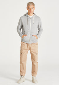 Givn Berlin Sweatjacke WINSTON aus Bio-Baumwolle Sweater Mercury Grey