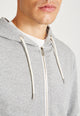 Givn Berlin Sweatjacke WINSTON aus Bio-Baumwolle Sweater Mercury Grey