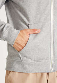 Givn Berlin Sweatjacke WINSTON aus Bio-Baumwolle Sweater Mercury Grey