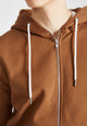 Givn Berlin Sweatjacke WINSTON aus Bio-Baumwolle Sweater Caramel Brown