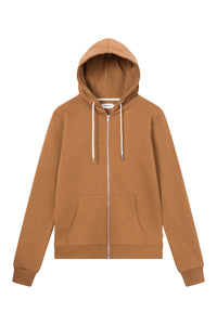 Givn Berlin Sweatjacke WINSTON aus Bio-Baumwolle Sweater Caramel Brown
