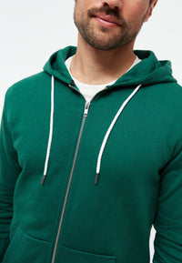 Givn Berlin Sweatjacke WINSTON aus Bio-Baumwolle Sweater Cedar Green